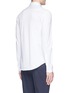 Back View - Click To Enlarge - ARMANI COLLEZIONI - Cotton piqué shirt