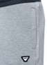 Detail View - Click To Enlarge - ARMANI COLLEZIONI - Zip cuff bonded jersey sweatpants