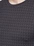 Detail View - Click To Enlarge - ARMANI COLLEZIONI - Micro check slim fit T-shirt
