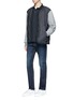 Figure View - Click To Enlarge - ARMANI COLLEZIONI - Slim fit selvedge jeans