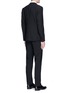 Back View - Click To Enlarge - ARMANI COLLEZIONI - 'Metropolitan' virgin wool suit