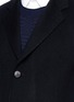 Detail View - Click To Enlarge - ARMANI COLLEZIONI - Felted wool-cashmere coat
