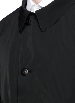 Detail View - Click To Enlarge - ARMANI COLLEZIONI - Detachable lining water-repellent coat