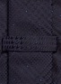 Detail View - Click To Enlarge - ARMANI COLLEZIONI - Dot embroidered houndstooth jacquard silk tie