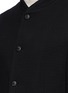 Detail View - Click To Enlarge - ARMANI COLLEZIONI - Mandarin collar textured jersey soft blazer