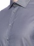 Detail View - Click To Enlarge - ARMANI COLLEZIONI - Windowpane check twill shirt