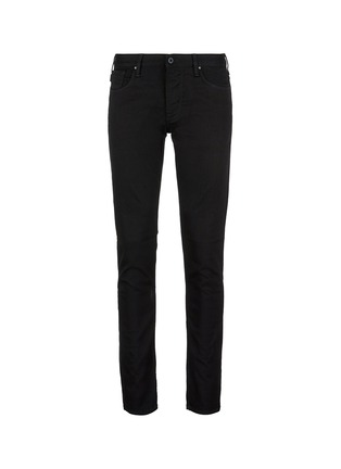 Main View - Click To Enlarge - ARMANI COLLEZIONI - Slim fit raw jeans