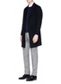 Figure View - Click To Enlarge - ARMANI COLLEZIONI - Mixed jacquard sweater