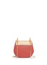 Detail View - Click To Enlarge - CHLOÉ - 'Drew' mini colourblock leather shoulder bag