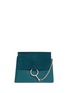 Main View - Click To Enlarge - CHLOÉ - 'Faye' medium suede flap leather shoulder bag