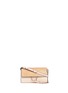 Main View - Click To Enlarge - CHLOÉ - 'Faye' mini suede flap leather crossbody wallet