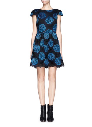 Main View - Click To Enlarge - ALICE & OLIVIA - Nelly puffed low-back dress