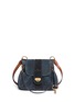 Main View - Click To Enlarge - CHLOÉ - 'Lexa' small leather and suede shoulder bag