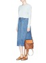 Front View - Click To Enlarge - CHLOÉ - Faye' small suede flap leather backpack