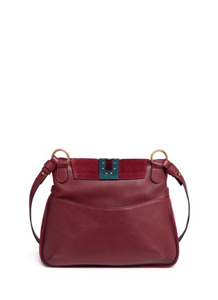 Detail View - Click To Enlarge - CHLOÉ - 'Lexa' ethnic embellished leather and suede shoulder bag