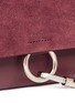  - CHLOÉ - 'Faye' mini suede flap leather crossbody wallet