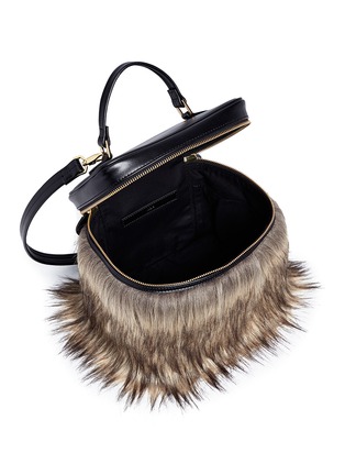  - VASIC - 'Box 2nd' faux fur leather box bag