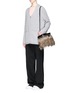 Front View - Click To Enlarge - VASIC - 'Box 2nd' faux fur leather box bag
