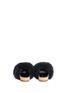 Back View - Click To Enlarge - CHLOÉ - 'Kerenn' Merinillo shearling cork platform slide sandals
