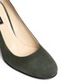 Detail View - Click To Enlarge - FABIO RUSCONI - 'Iris' Merino wool heel suede pumps