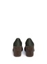 Back View - Click To Enlarge - FABIO RUSCONI - 'Iris' Merino wool heel suede pumps