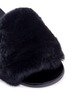 Detail View - Click To Enlarge - FABIO RUSCONI - Rabbit fur slide sandals