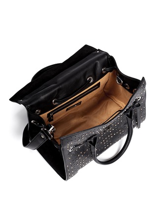 Detail View - Click To Enlarge - JIMMY CHOO - Rosa medium stud perforated leather bag