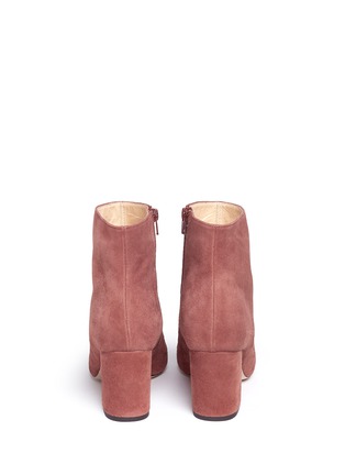 Back View - Click To Enlarge - FABIO RUSCONI - 'Meringa' suede ankle boots