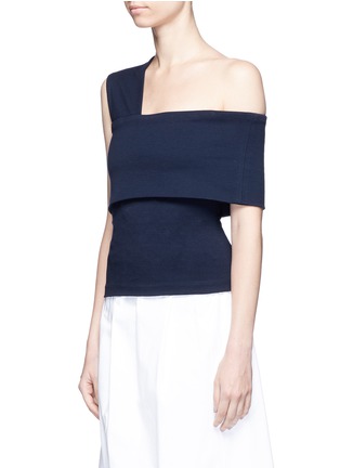Front View - Click To Enlarge - ROSETTA GETTY - One-shoulder jersey top