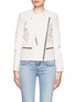Detail View - Click To Enlarge - IRO - Efia stitch panel leather biker jacket