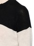Detail View - Click To Enlarge - ROSETTA GETTY - Colourblock wool-cashmere sweater