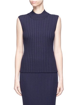 Main View - Click To Enlarge - ROSETTA GETTY - Rib knit sleeveless top