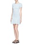 Front View - Click To Enlarge - OPENING CEREMONY - Posey flounced hem dress