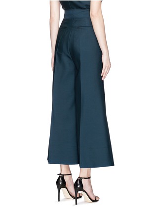 Back View - Click To Enlarge - ROKSANDA - 'Hasani' high waist suiting culottes
