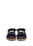 Front View - Click To Enlarge - JIMMY CHOO - 'Nixon' knotted bow suede espadrille sandals