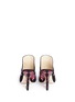 Back View - Click To Enlarge - JIMMY CHOO - 'Hustle 100' stud galaxy print suede mules