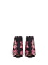 Front View - Click To Enlarge - JIMMY CHOO - 'Hustle 100' stud galaxy print suede mules