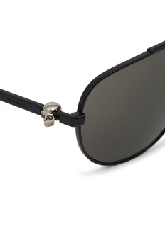 Alexander mcqueen best sale sunglasses skull aviators