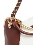  - SACAI - 'Hybrid' shearling panel leather duffle bag