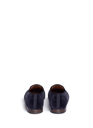 Back View - Click To Enlarge - STUBBS & WOOTTON - Velvet slip-ons