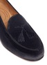 Detail View - Click To Enlarge - STUBBS & WOOTTON - Tassel embroidered velvet slip-ons