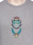 Detail View - Click To Enlarge - - - Crown crest appliqué T-shirt