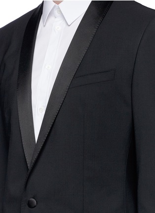  - - - 'Gold' satin shawl lapel tuxedo suit