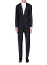 Main View - Click To Enlarge - - - 'Gold' satin shawl lapel tuxedo suit