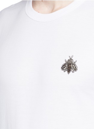 Detail View - Click To Enlarge - - - Bee embellished T-shirt