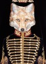 Detail View - Click To Enlarge - - - General fox embroidered velvet sweatshirt