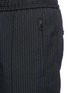 Detail View - Click To Enlarge - - - Stripe cotton-virgin wool jogging pants