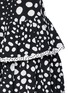 Detail View - Click To Enlarge - MARC JACOBS - Spot print off-shoulder belted crepe de Chine dress