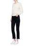 Figure View - Click To Enlarge - MARC JACOBS - Glass pearl embellished wool-cashmere sweater