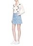 Figure View - Click To Enlarge - MARC JACOBS - Bow embellished wool cardigan